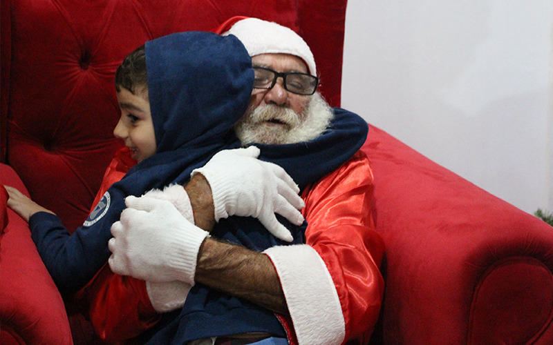 CHEGADA DO PAPAI NOEL NO JARDIM DE BAIXO EM JAÚ E INÍCIO DAS FESTIVIDADES  DE NATAL